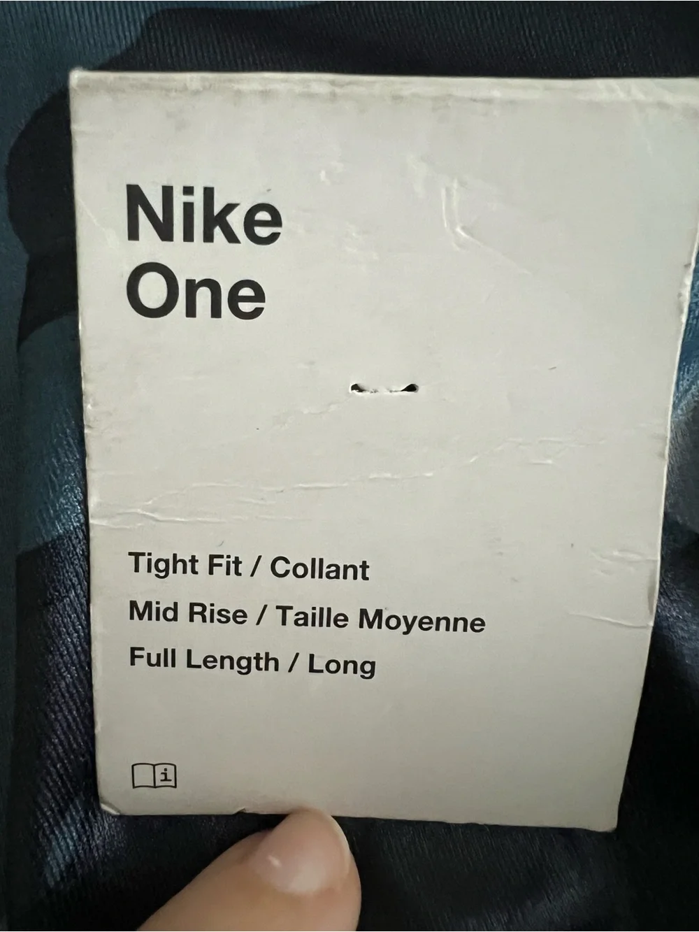NWT Nike One Women’s Mid-Rise Blue Camo Leggings Size XS